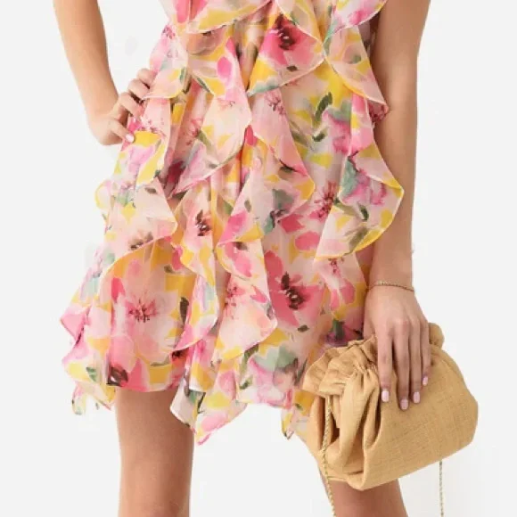 Misa Los Angles NWOT ruffle dress - Picture 3 of 3